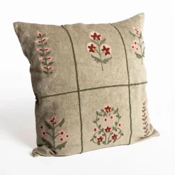 Cojín BOUQUET verde 50x50cm