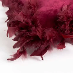 Cojín burdeos de terciopelo 40x40cm