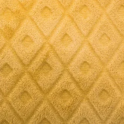 Cojín 3D Con Rombos Ocre 40x40Cm