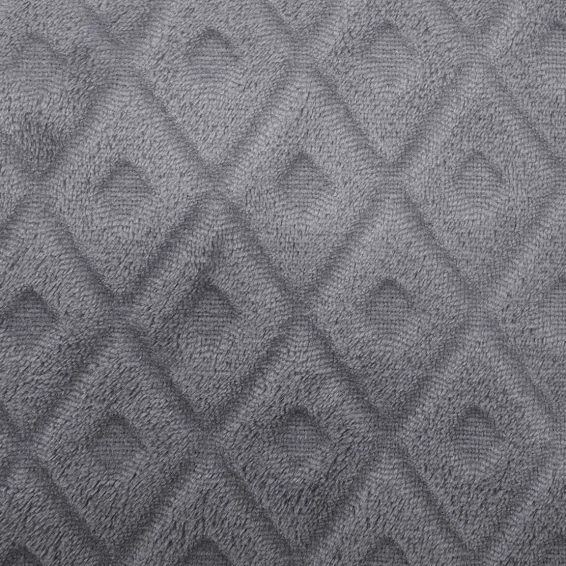 Cojín 3D Rombos Gris 40x40Cm