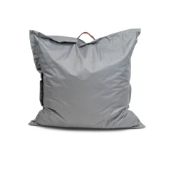 Cojín de suelo impermeable gris 130cm
