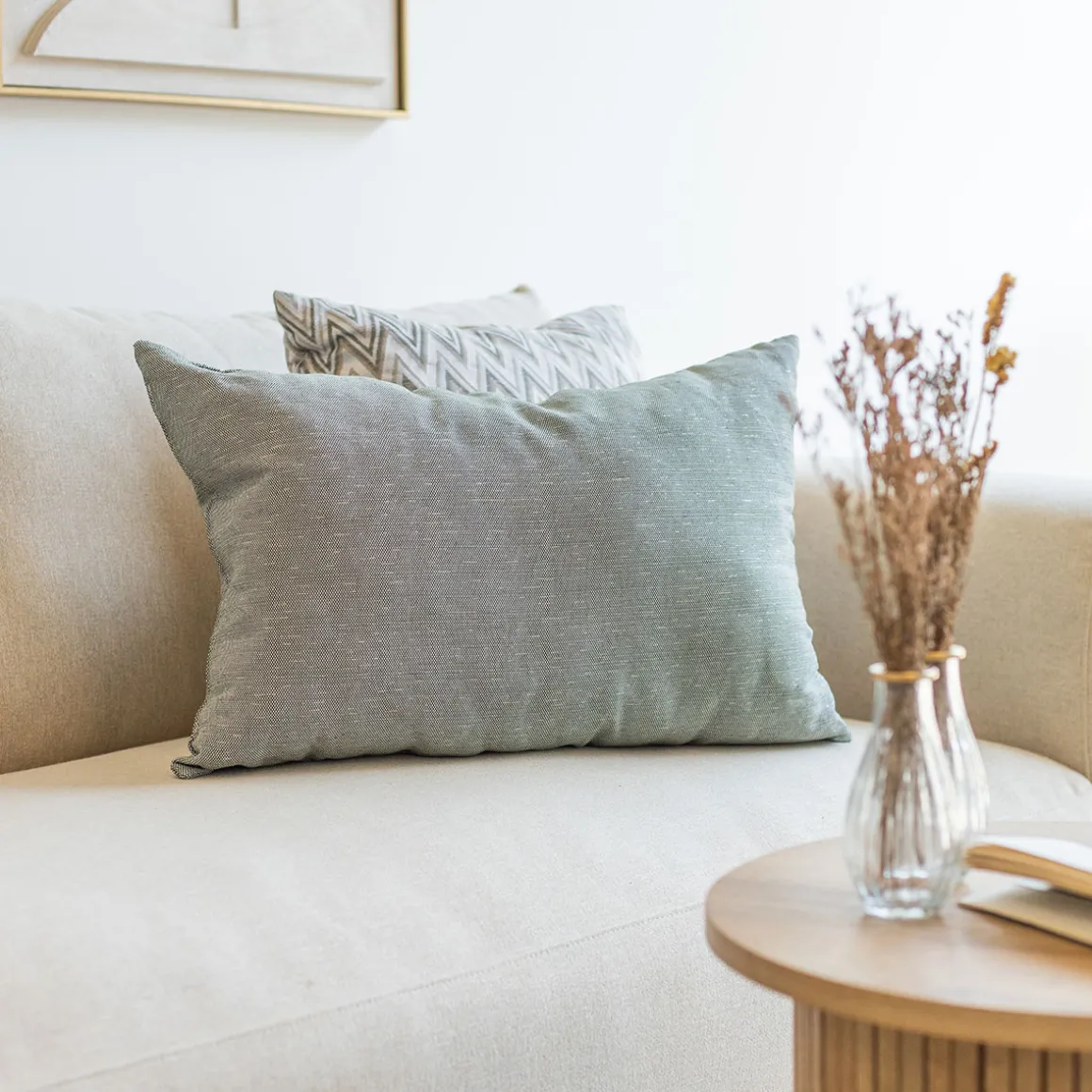 Cojín decorativo GLOW verde 45x60cm