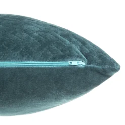 Cojín Dolce De Terciopelo Azul 38x58Cm