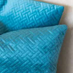 Cojín Dolce Vita Terciopelo Azul 40x40Cm