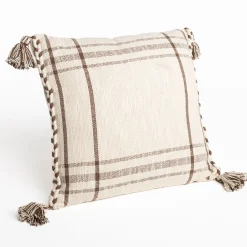 Cojín EARTHY con borlas 45x45cm