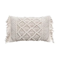 Cojín Idylle Folk De Macramé 30x50Cm