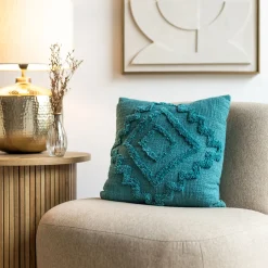 Cojín Inca Azul 40x40Cm