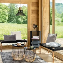 Cojín LILOU color crudo 45x45cm