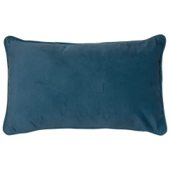 Cojín LILOU de tela azul oscuro