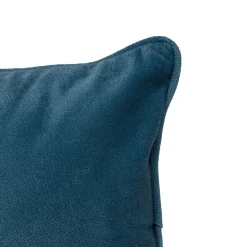 Cojín LILOU de tela azul oscuro