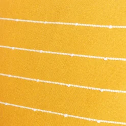 Cojín LINECHIC amarillo de algodón 45x45cm