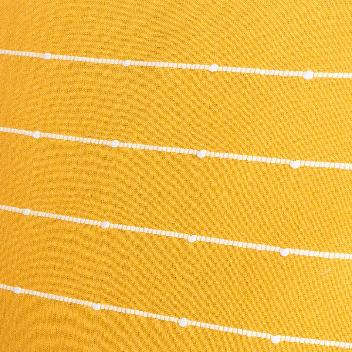 Cojín LINECHIC amarillo de algodón 45x45cm