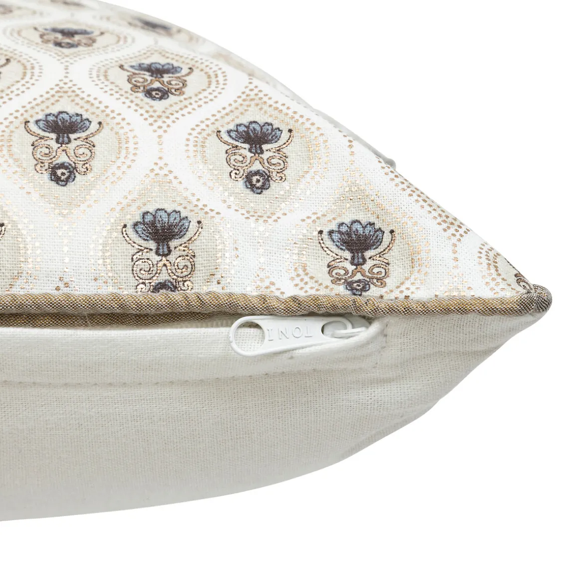 Cojín Metalisado Little Cottage 40x40cm