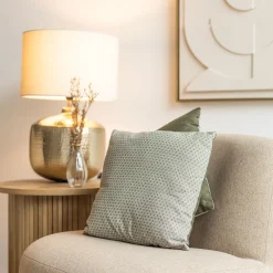 Cojín Otto Verde Caqui 38x38Cm