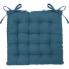 Cojín Para Silla Azul 38x38Cm