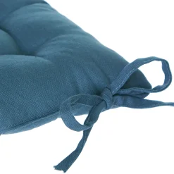 Cojín Para Silla Azul 38x38Cm