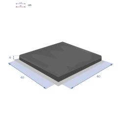 Cojín para silla exterior KORAI mostaza