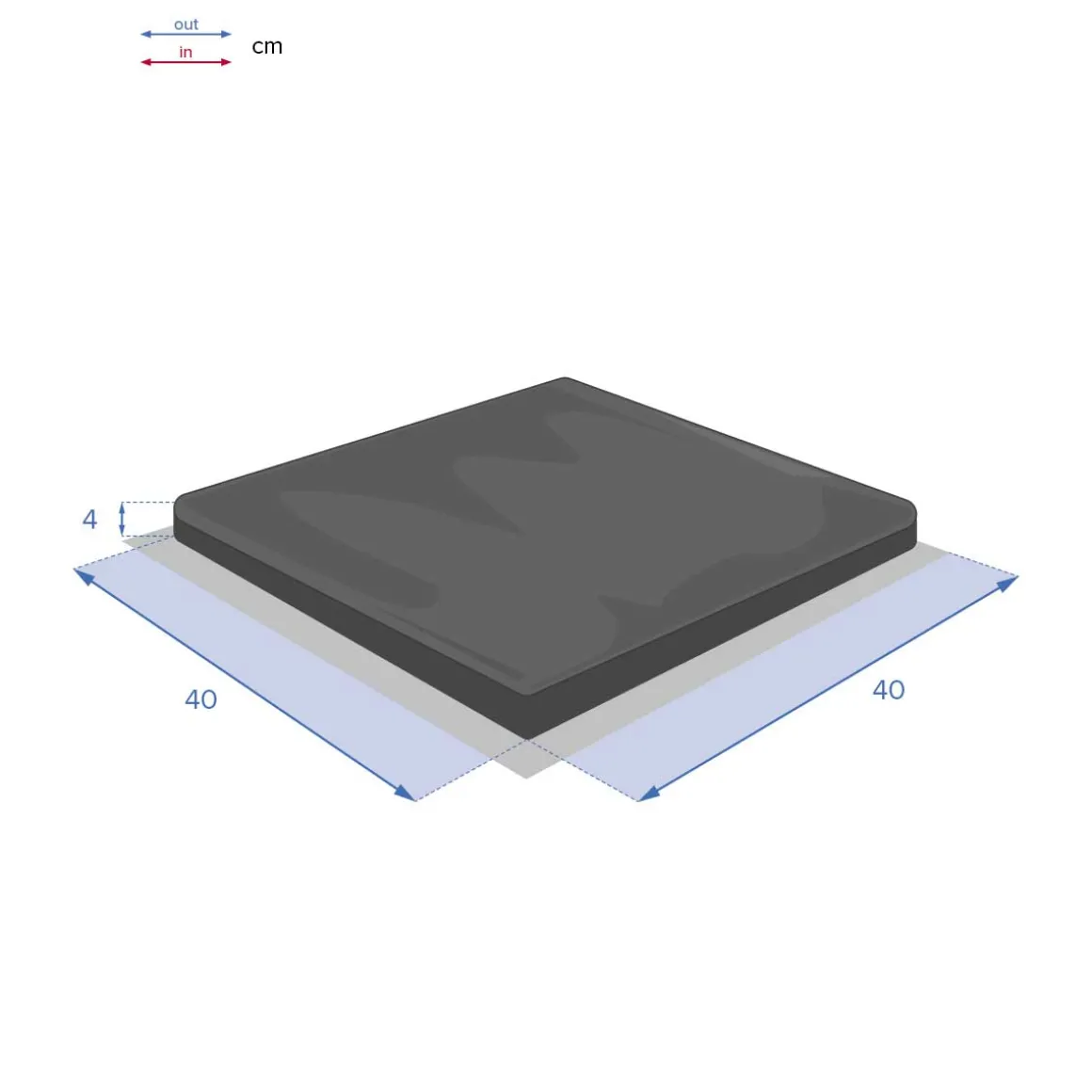 Cojín para silla exterior KORAI mostaza