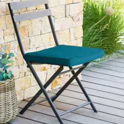 Cojín para silla exterior KORAI azul canard