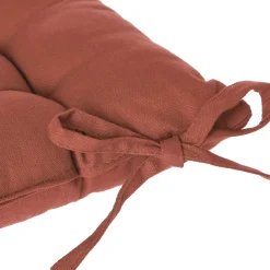 Cojín Para Silla Terracota 38x38Cm