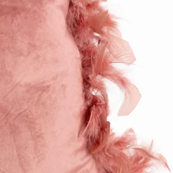 Cojín rosa de terciopelo 40x40cm