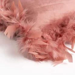 Cojín rosa de terciopelo 40x40cm