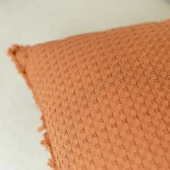 Cojín The Floral Waffle Terracota 45x45cm