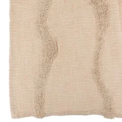Colcha Slub Con Tuft Beige 240x260cm