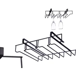 Colgador Para Copas Y Tazas Negro