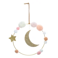 Colgante Luna/Estrella 14.5x3x21.5Cm