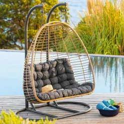 Columpio AJAR de ratán 2 plazas