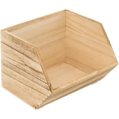 Conjunto de 3 cajas de organización de madera