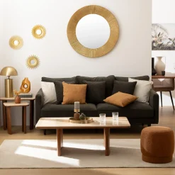 Conjunto de 2 mesas auxiliares JIVAN de madera