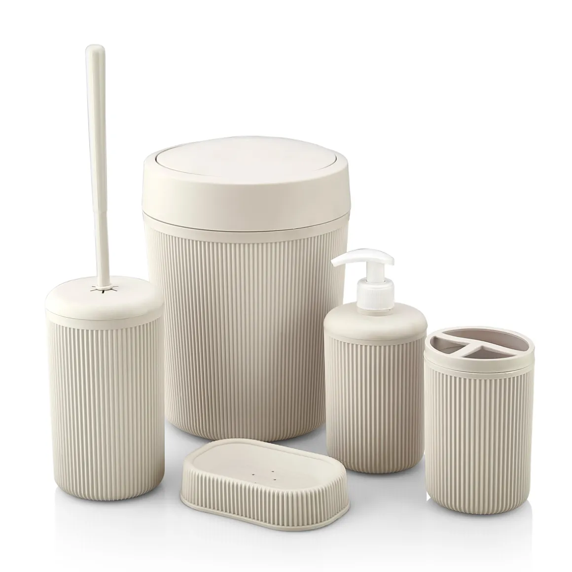Conjunto de 5 piezas wc ALESTA beige