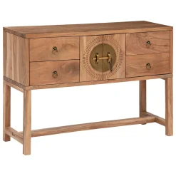 Consola 4Cajones Y 2Puertas 112x40x79Cm