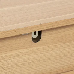 Consola con 2 cajones en mdf y metal TASSO beige