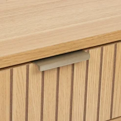 Consola con 2 cajones en mdf y metal TASSO beige