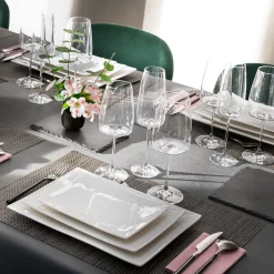 Copa De Champán De Vidrio Cristalino Angara 34Cl