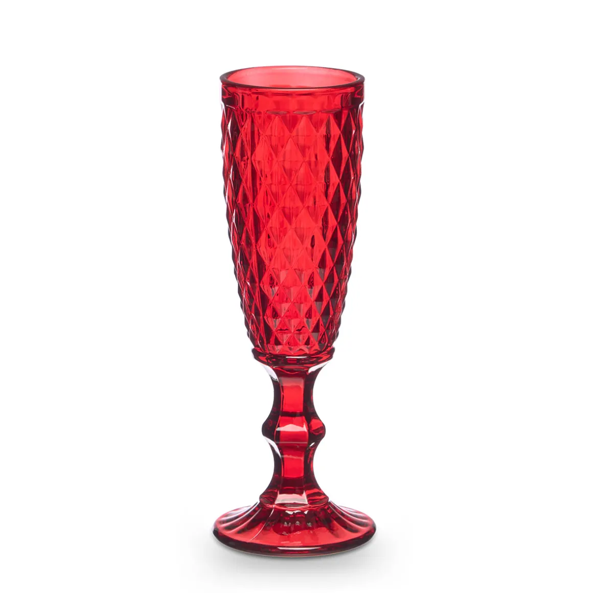 Copa De Champán Diamante Rojo 17.5cl