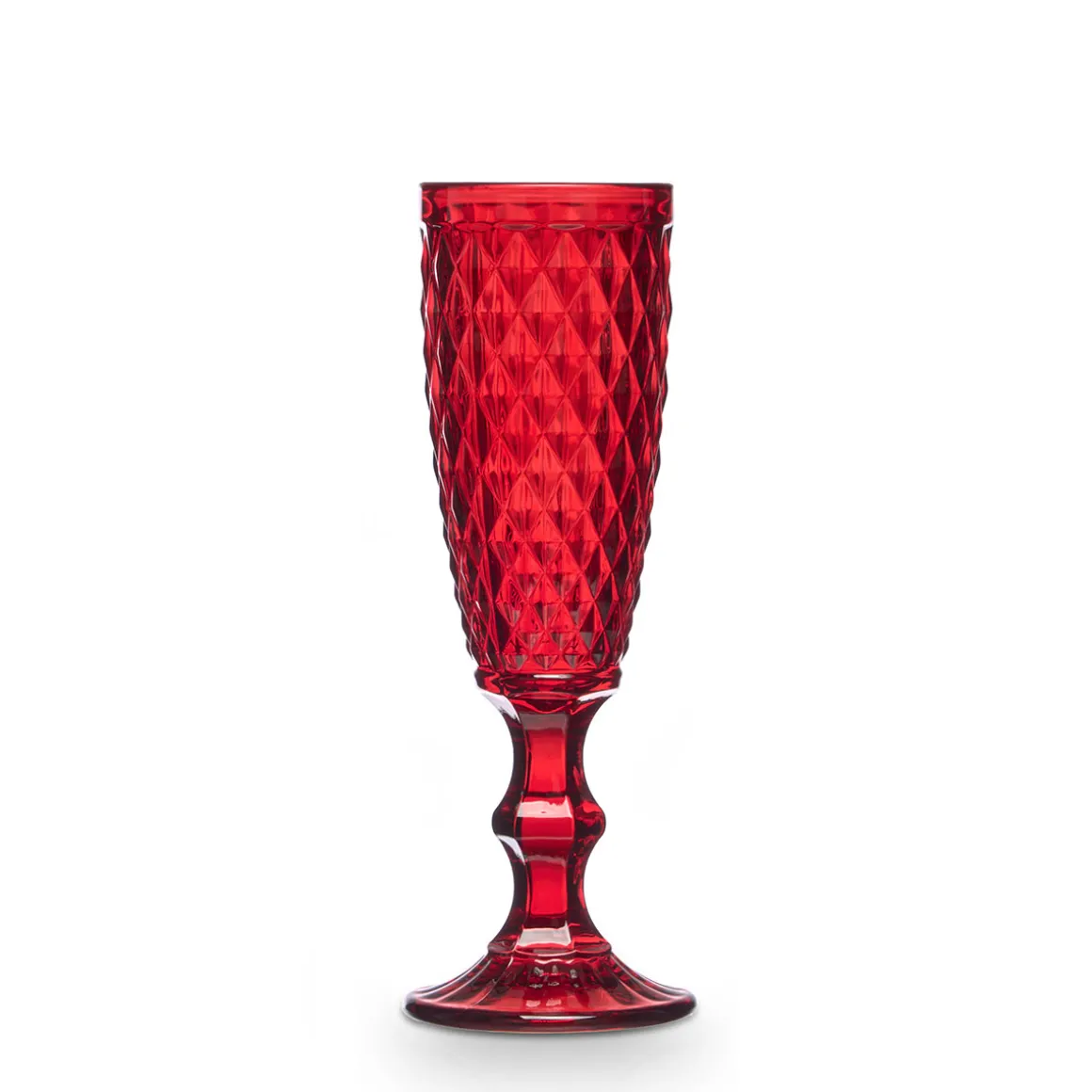 Copa De Champán Diamante Rojo 17.5cl