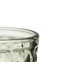 Copa De Vino Diamante De Vidro Verde 250ml