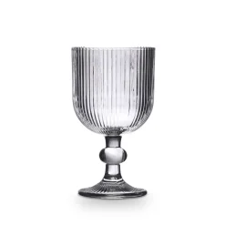 Copa De Vino Rayas Gris 26cl