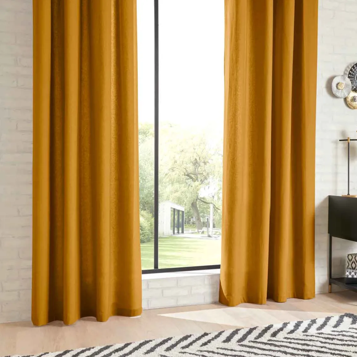 Cortina ANJALI ocre 135x240cm