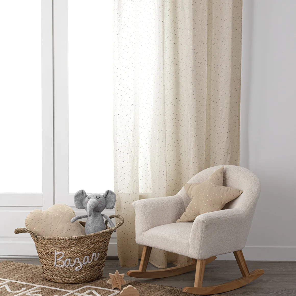 Cortina Berlingot Beige 140x250Cm