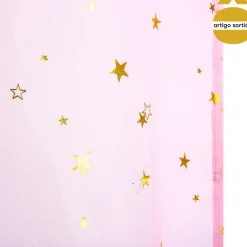 Cortina C/Estrellas Doradas 140x250Cm