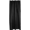 Cortina De Ducha De Poliéster Negra