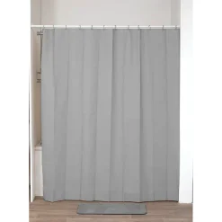 Cortina De Ducha Peva Gris 180x200Cm
