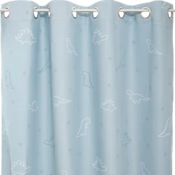 Cortina Dinosaurios Azul 140x260Cm