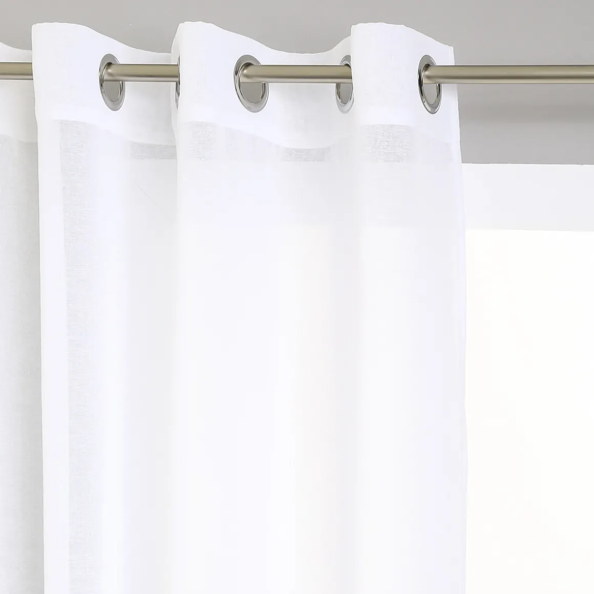 Cortina Etamine Blanca 140x260Cm