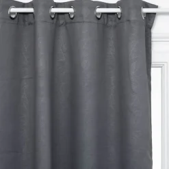 Cortina Feuil Opaca Gris Oscuro 140x260